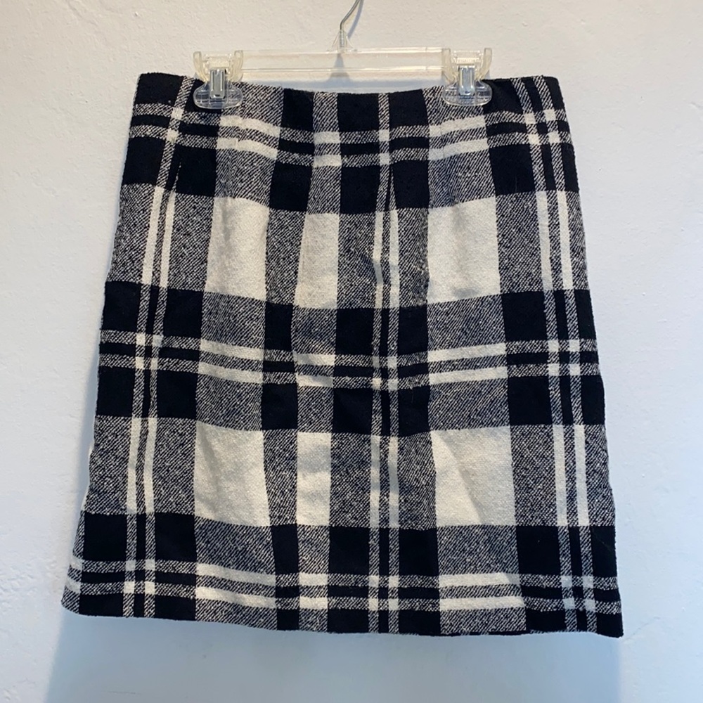 Ann Taylor Vintage Wool Plaid Skirt